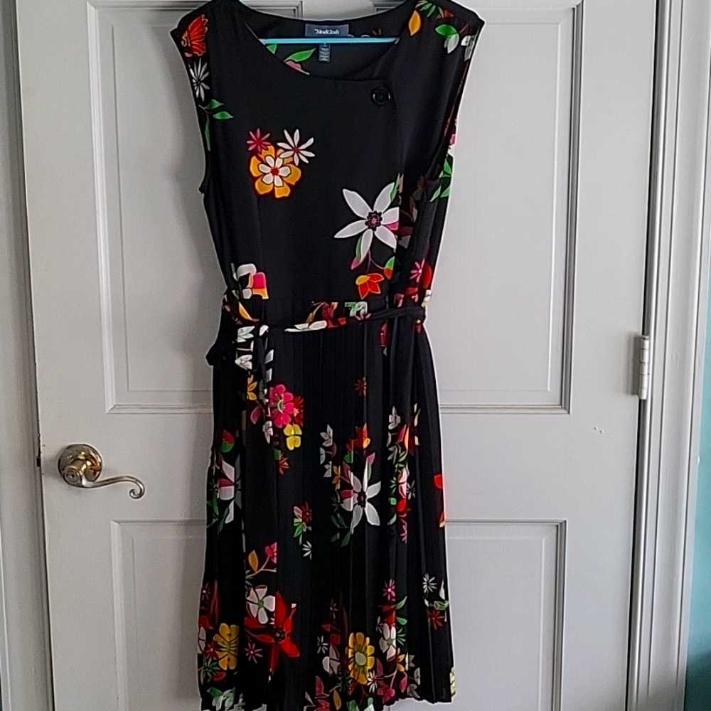 Modcloth 60s Inspired Flower Midi